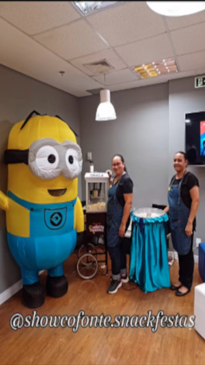 Carrinho retrô de pipoca